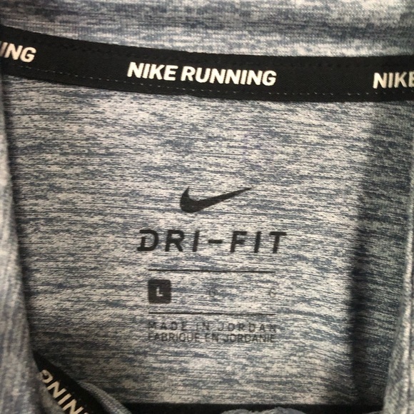 Nike running dry fit 1/4 zip long sleeve women’s large - Picture 5 of 6